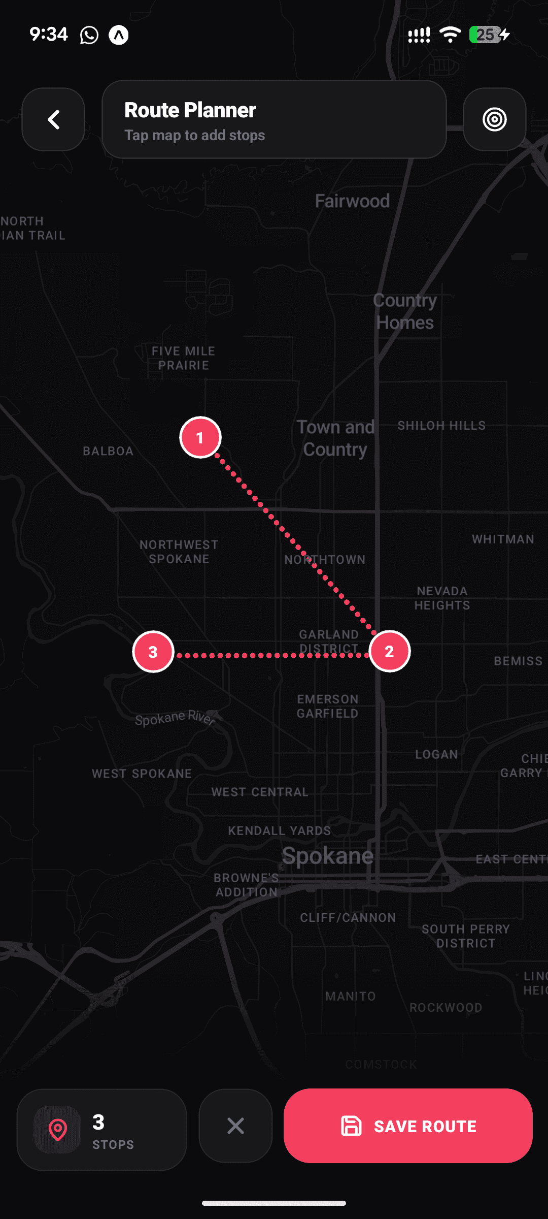 Route Tracking